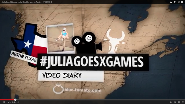 Julia Brückler bei den X-Games. YEEES!