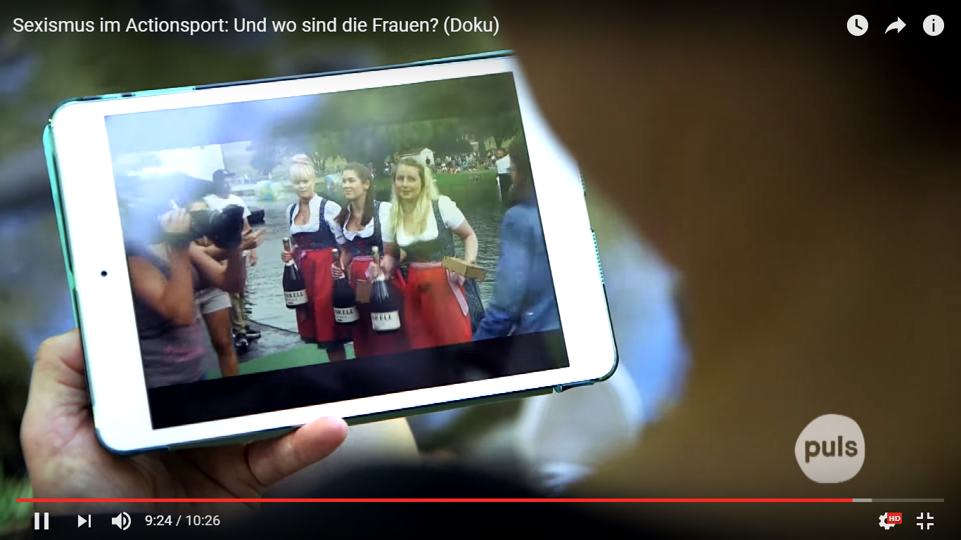 Puls.TV „Sexismus im Actionsport: Und wo sind die Frauen?“ (Doku)