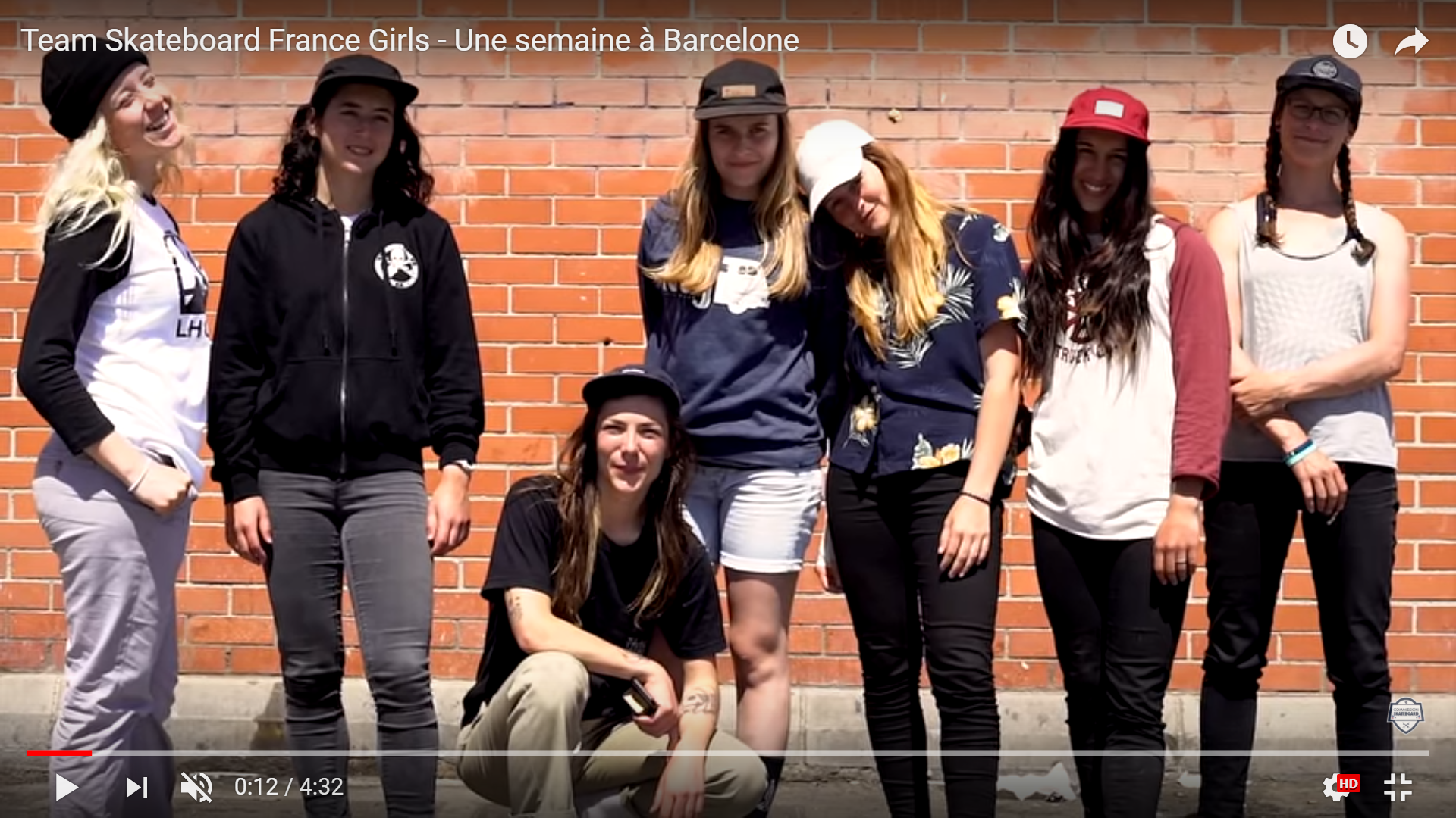 Team Frankreich in Barcelona